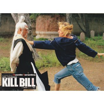 KILL BILL VOL. 2 French Lobby Card N03 - 9x12 in. - 2004 - Quentin Tarantino, Uma Thurman