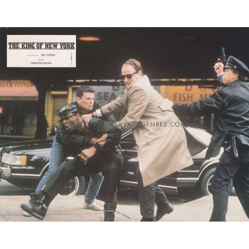 THE KING OF NEW YORK French Lobby Card N01 - 9x12 in. - 1990 - Abel Ferrara, Christopher Walken