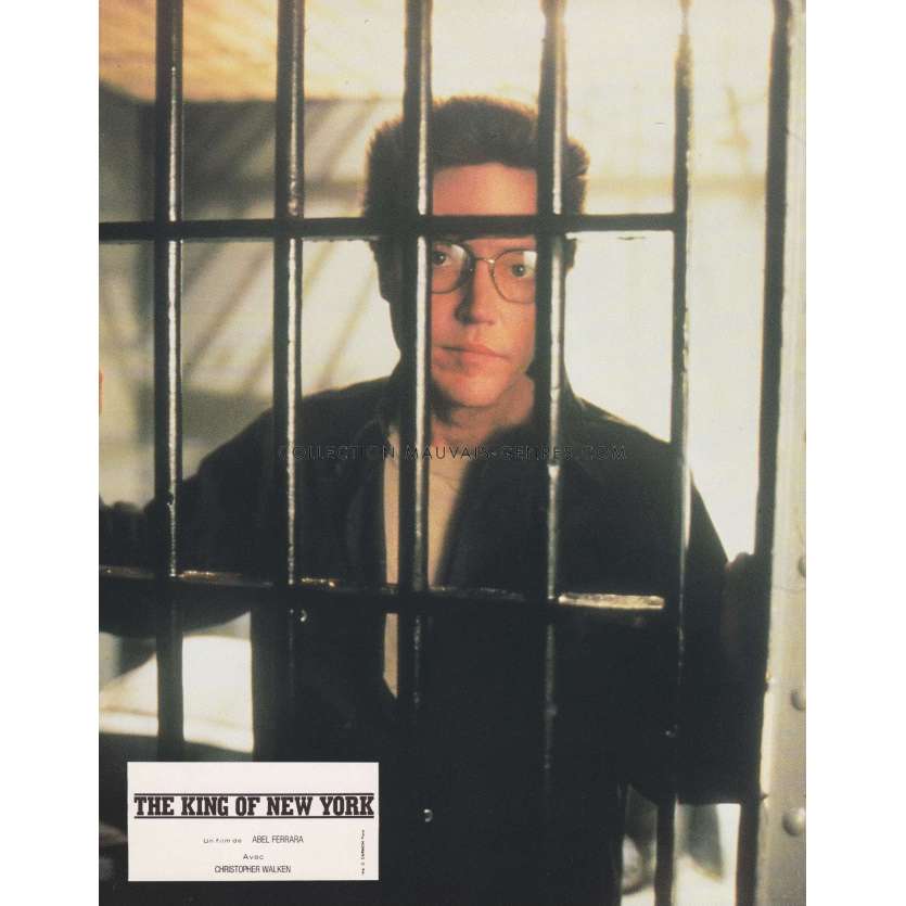 THE KING OF NEW YORK French Lobby Card N02 - 9x12 in. - 1990 - Abel Ferrara, Christopher Walken