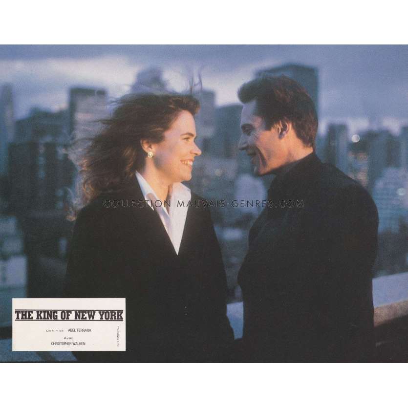 THE KING OF NEW YORK French Lobby Card N06 - 9x12 in. - 1990 - Abel Ferrara, Christopher Walken
