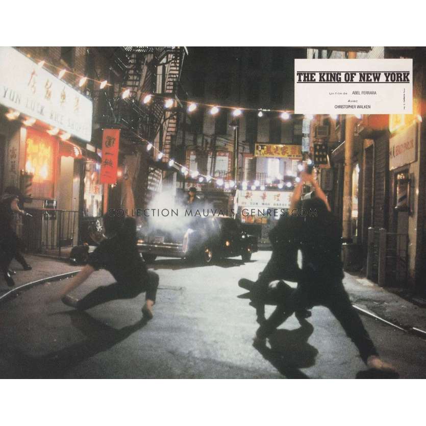 THE KING OF NEW YORK French Lobby Card N07 - 9x12 in. - 1990 - Abel Ferrara, Christopher Walken