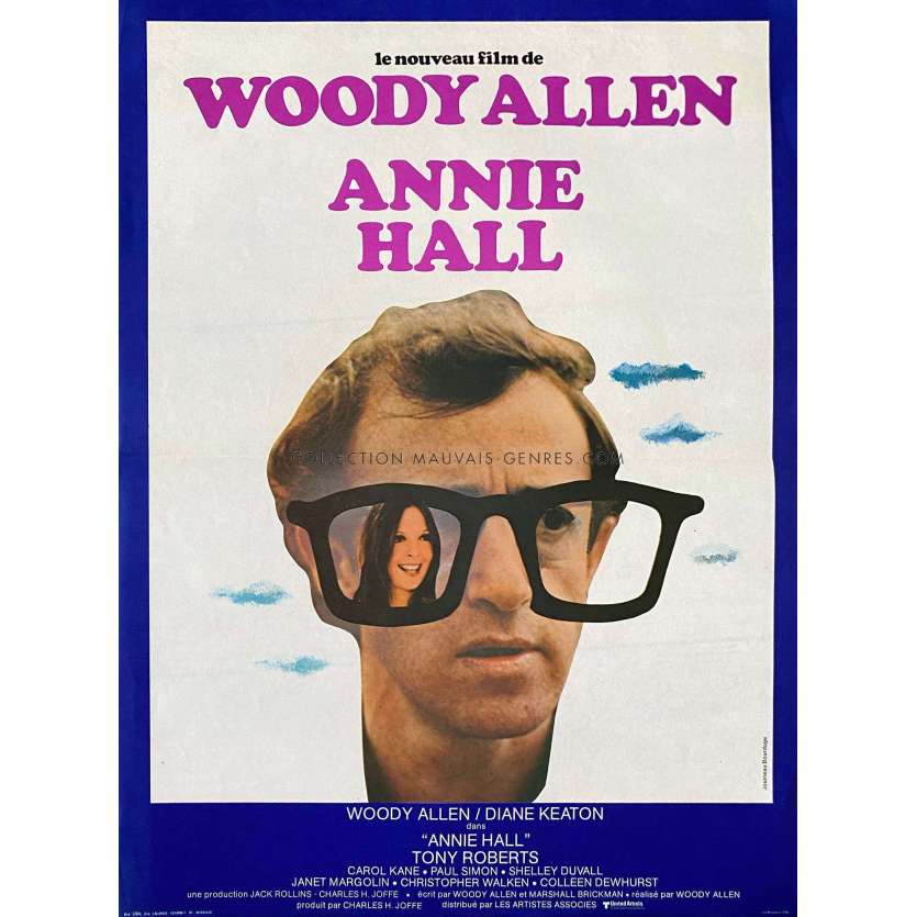 ANNIE HALL Affiche de film- 40x54 cm. - 1977 - Woody Allen, Diane Keaton