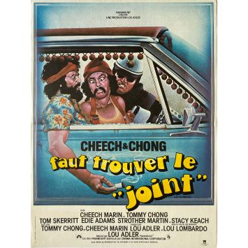 FAUT TROUVER LE JOINT Affiche de film- 40x54 cm. - 1978 - Lou Adler, Tommy Chong