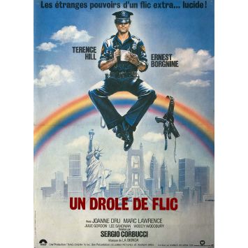 UN DROLE DE FLIC Affiche de film- 40x54 cm. - 1980 - Sergio Corbucci, Terence Hill