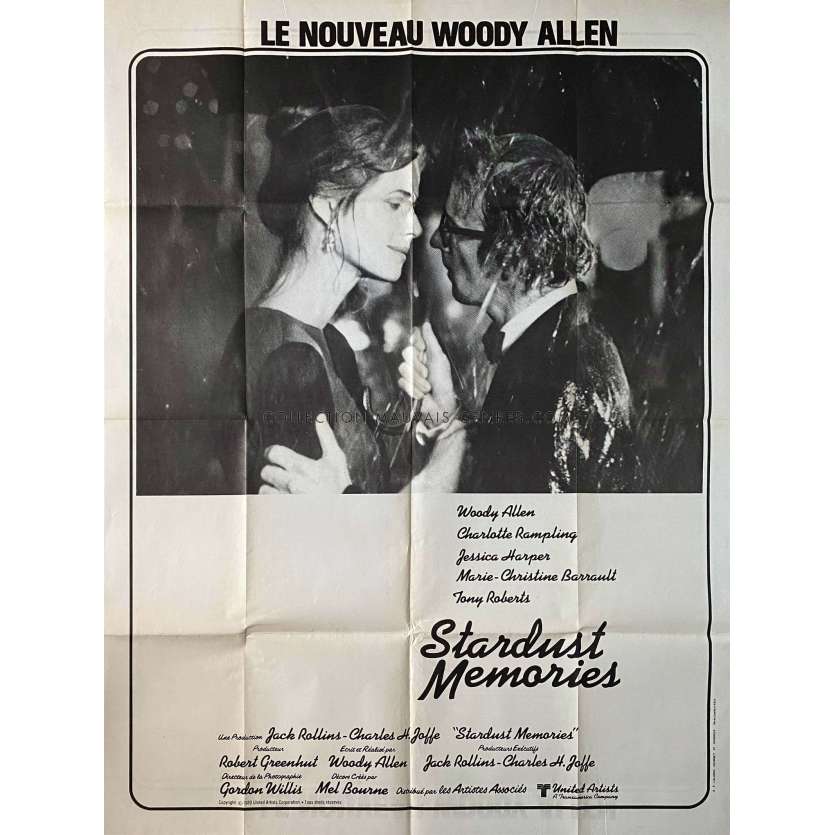 STARDUST MEMORIES French Movie Poster- 47x63 in. - 1980 - Woody Allen, Charlotte Rampling