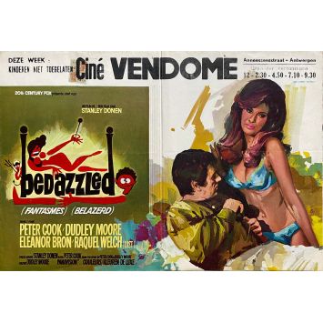 BEDAZZLED Belgian Movie Poster- 14x21 in. - 1967 - Stanley Donen, Rachel Welch