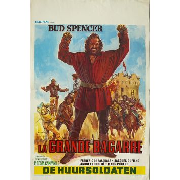 LA GRANDE BAGARRE Affiche de film- 35x55 cm. - 1976 - Pasquale Festa Campanile, Bud Spencer