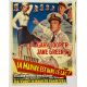 LA MARINE EST DANS LE LAC Affiche de film- 35x55 cm. - 1951 - Henry Hathaway, Cary Cooper