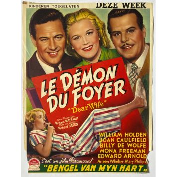 DEAR WIFE Belgian Movie Poster- 14x21 in. - 1949 - Richard Haydn, William Holden