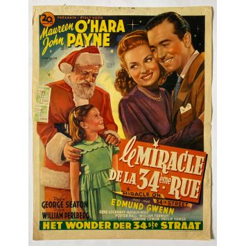 MIRACLE SUR LA 34E RUE (1947) Affiche de film- 35x55 cm. - 1947 - George Seaton, Maureen O'Hara