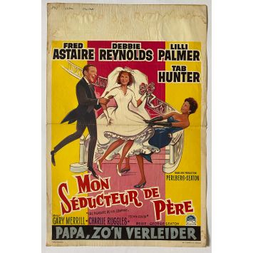 THE PLEASURE OF HIS COMPANY Belgian Movie Poster- 14x21 in. - 1961 - George Seaton, Fred Astaire