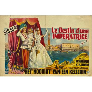 SISSI IMPERATRICE Affiche de film- 35x55 cm. - 1956 - Ernst Marischka, Romy Schneider