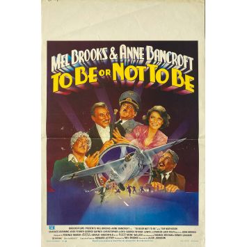 TO BE OR NOT TO BE Affiche de film- 35x55 cm. - 1983 - Alan Johnson, Mel Brooks