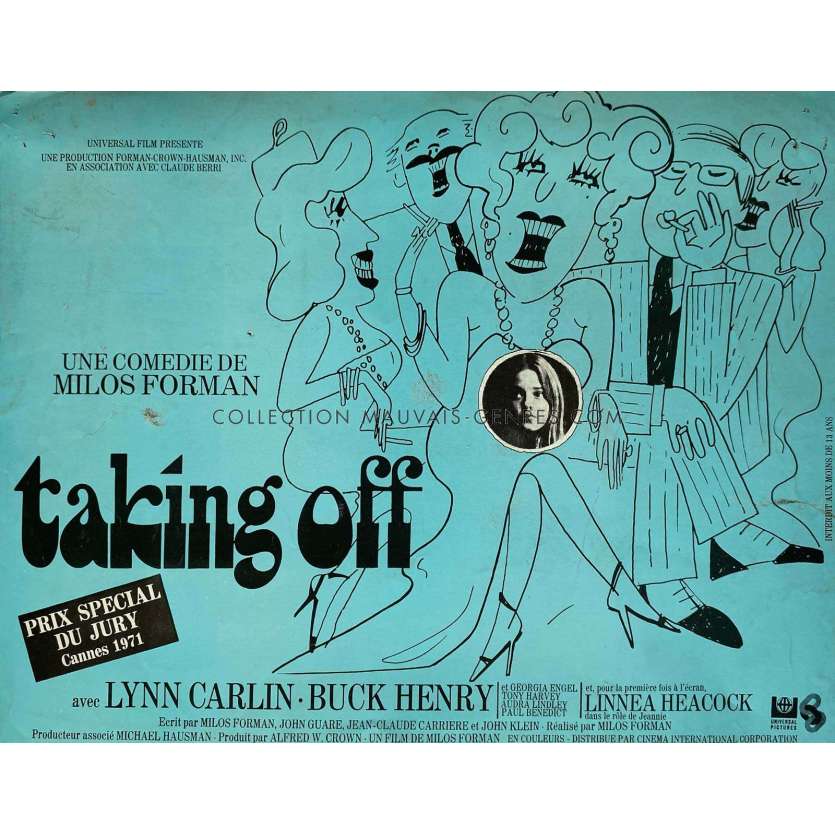 TAKING OFF Synopsis 4p. - 24x30 cm. - 1971 - Milos Forman, Lynn Carlin