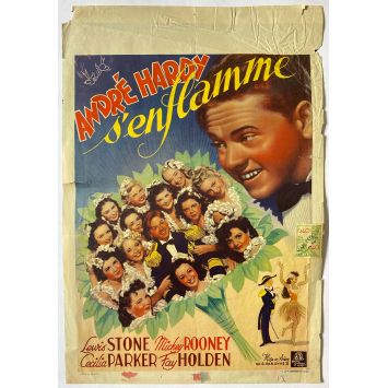 ANDRE HARDY S'ENFLAMME Affiche de film- 32x50 cm. - 1939 - W.S. Van Dyke, Mickey Rooney