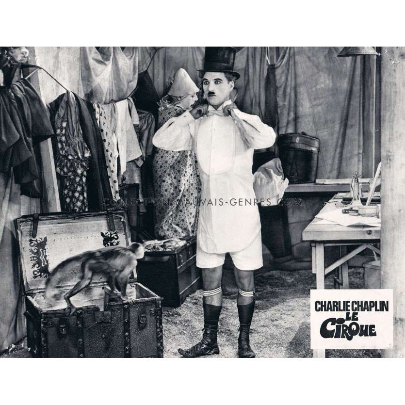 LE CIRQUE Photo de film N01 - 22x28 cm. - 1928/R1960 - Charles Chaplin, Merna Kennedy