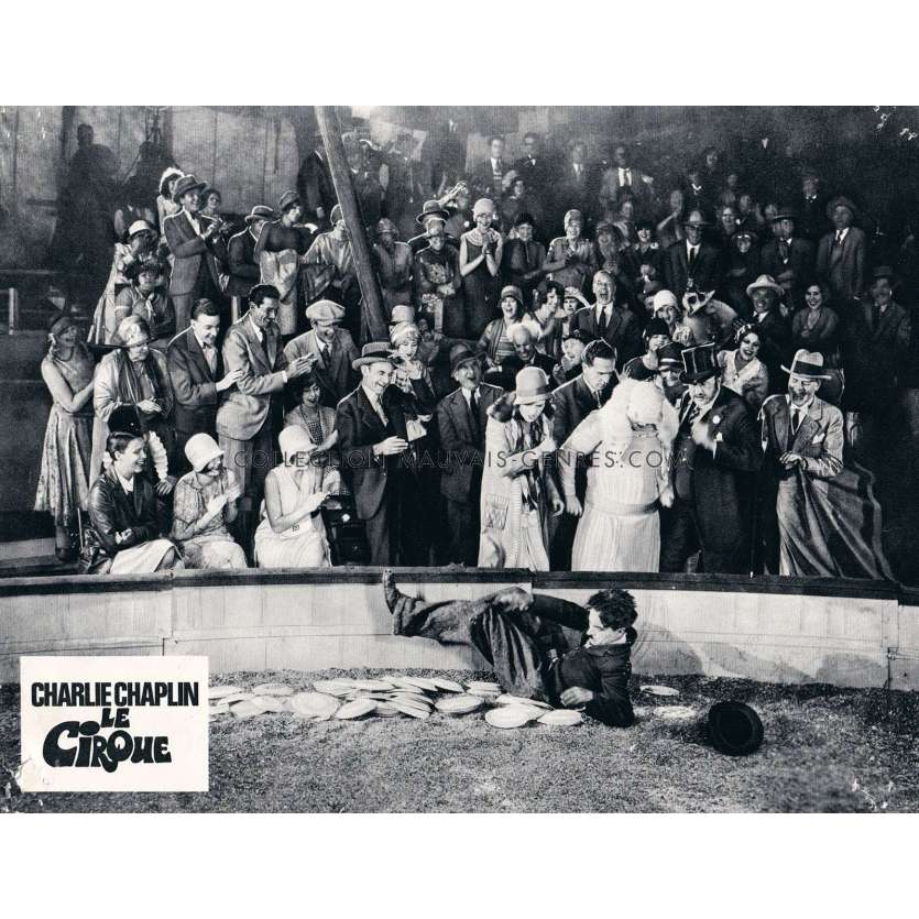 THE CIRCUS French Lobby Card N05 - 9x12 in. - 1928/R1960 - Charles Chaplin, Merna Kennedy