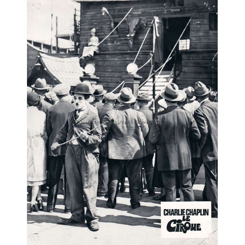 THE CIRCUS French Lobby Card N06 - 9x12 in. - 1928/R1960 - Charles Chaplin, Merna Kennedy