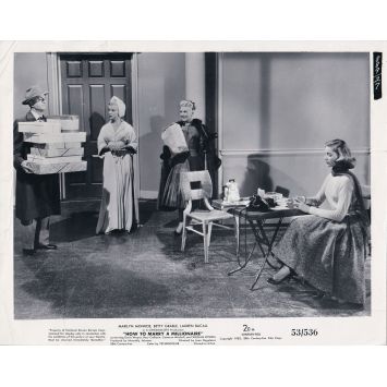 COMMENT EPOUSER UN MILLIONAIRE Photo de presse 889-27 - 20x25 cm. - 1953 - Jean Negulesco, Marilyn Monroe