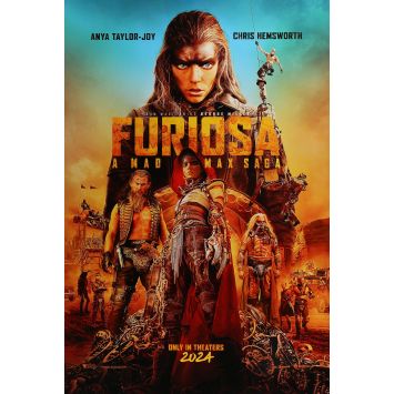 FURIOSA U.S Movie Poster- 27x40 in. - 2024 - George Miller, Anya Taylor-Joy