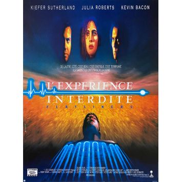 L'EXPERIENCE INTERDITE Affiche de film- 40x54 cm. - 1990 - Joel Shumacher, Kiefer Sutherland