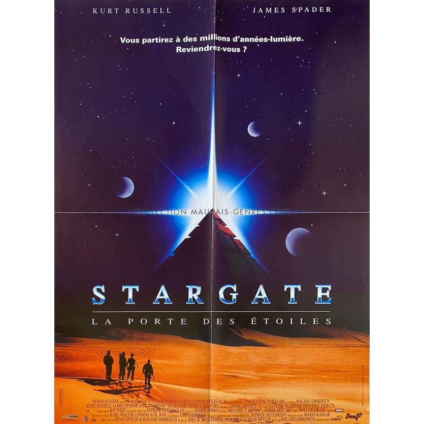 STARGATE French Movie Poster- 23x32 in. - 1994 - Roland Emmerich, Kurt Russell