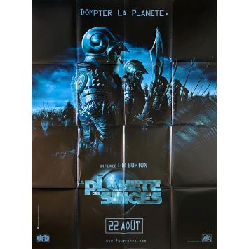 LA PLANETE DES SINGES (2001) Affiche de film Prev. - 120x160 cm. - 2001 - Tim Burton, Tim Roth LA PLANETE DES SINGES (2001) Affiche de film Prev. - 120x160 cm. - 2001 - Tim Burton, Tim Roth