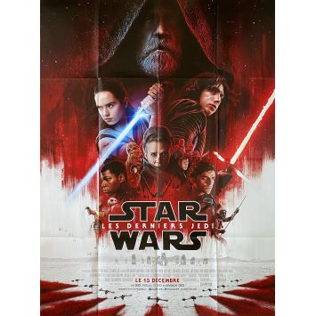STAR WARS 8 - LES DERNIERS JEDI Affiche de film- 120x160 cm. - 2017 - Rian Johnson, Daisy Ridley