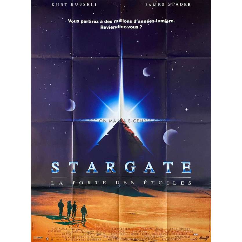 STARGATE Affiche de film- 120x160 cm. - 1994 - Roland Emmerich, Kurt Russell