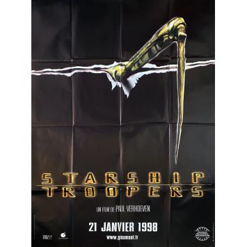 STARSHIP TROOPERS French Movie Poster Adv. - 47x63 in. - 1997 - Paul Verhoeven, Denise Richard