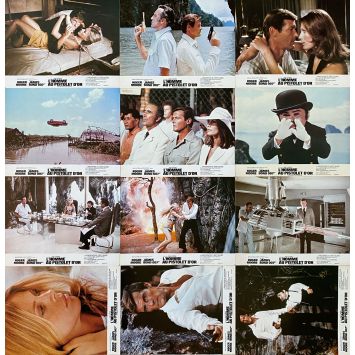L'HOMME AU PISTOLET D'OR Photos de film x12 - 22x28 cm. - 1977 - James Bond, Roger Moore