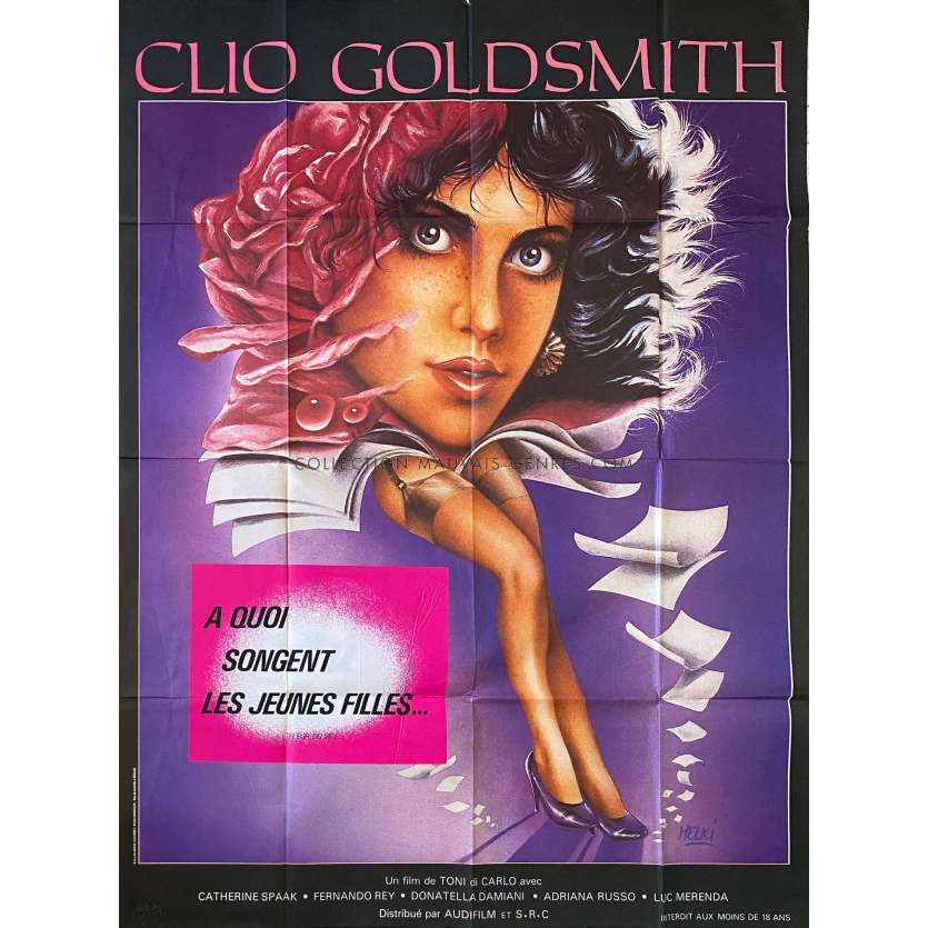 FLEUR DE VICE Affiche de cinéma- 120x160 cm. - 1981 - Gianfranco Angelucci, Clio Goldsmith