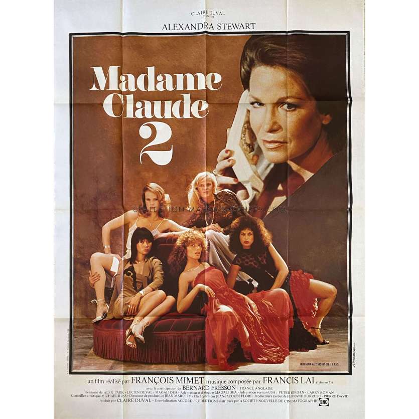 INTIMATE MOMENTS French Movie Poster- 47x63 in. - 1981 - FranCois Mimet, Alexandra Stewart
