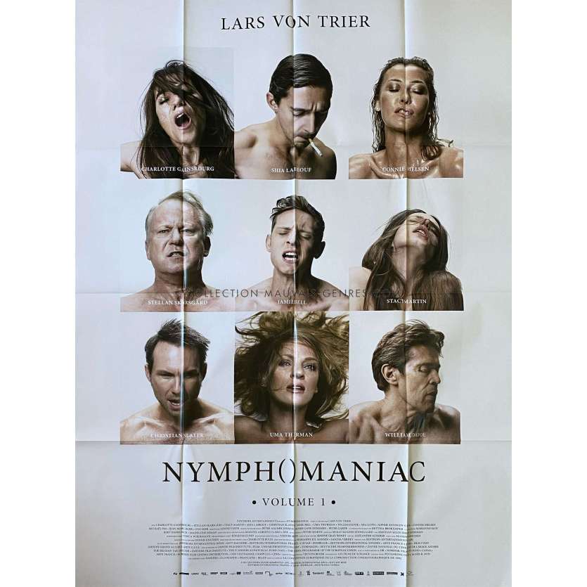NYMPHOMANIAC Vol. 1 French Movie Poster- 47x63 in. - 2013 - Lars Von Trier, Charlotte Gainsbourg