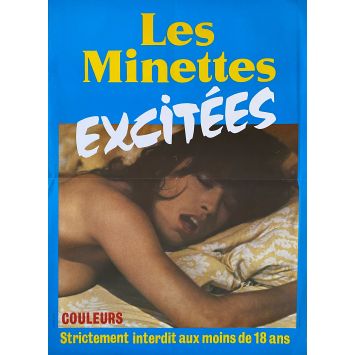 LES MINETTES EXCITEES Affiche de cinéma- 40x54 cm. - 1980 - Alain Payet, Joe de Palmer
