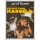 MELODIE POUR MANUELLA Affiche de cinéma- 40x54 cm. - 1982 - Joe de Palmer, Olinka Hardiman