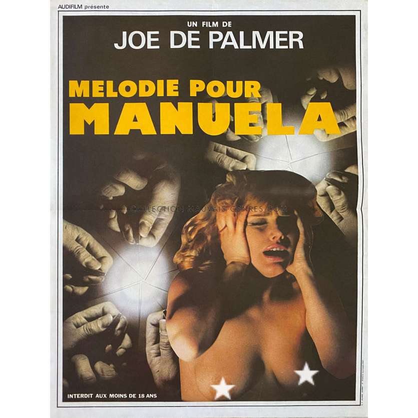 MELODIE POUR MANUELLA Affiche de cinéma- 40x54 cm. - 1982 - Joe de Palmer, Olinka Hardiman