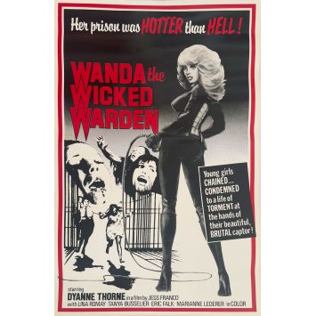 GRETA LA TORTIONNAIRE DE WREDE Affiche de cinéma- 69x104 cm. - 1977 - Jess Franco, Dyanne Thorne