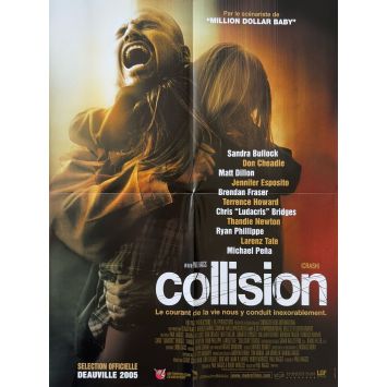 COLLISION Affiche de cinéma Mod B. - 40x54 cm. - 2004 - Paul Haggis, Sandra Bullock