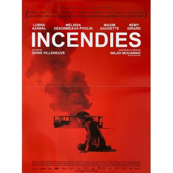 INCENDIES Affiche de cinéma- 40x54 cm. - 2010 - Dennis Villeneuve, Lubna Azabal