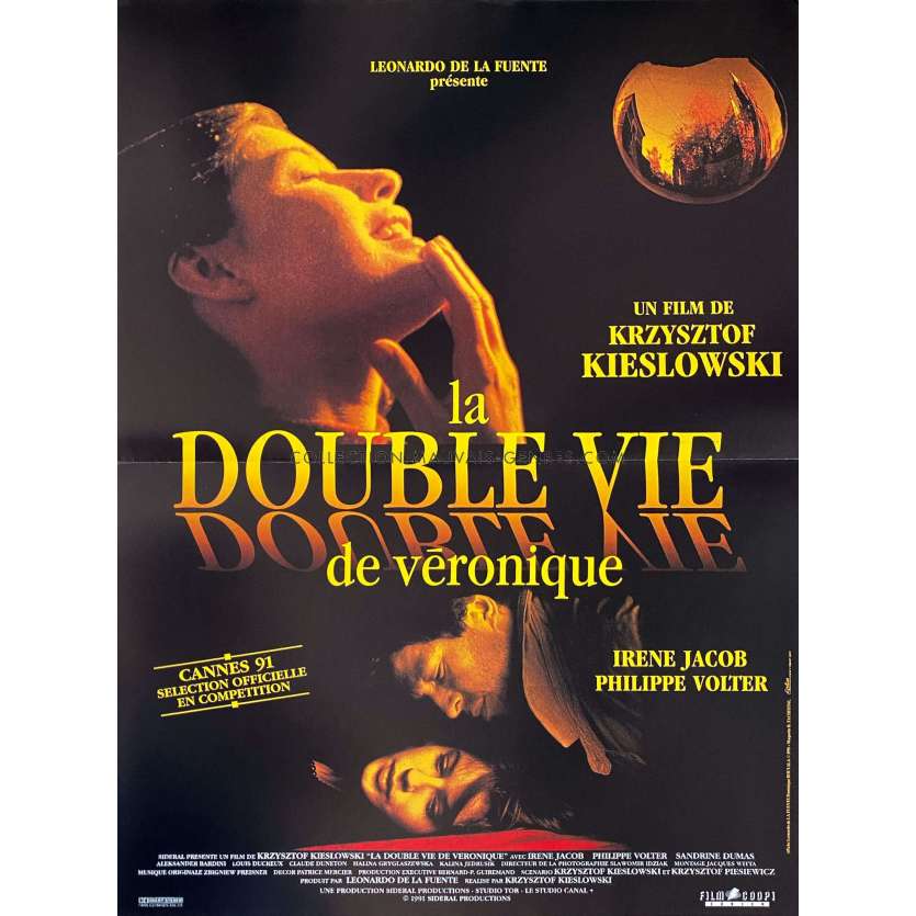 LA DOUBLE VIE DE VERONIQUE Affiche de cinéma- 40x60 cm. - 1991 - Krzysztof Kieslowski, Irène Jacob