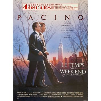 SCENT OF A WOMAN French Movie Poster- 15x21 in. - 1992 - Martin Brest, Al Pacino