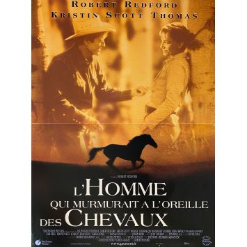 L'HOMME QUI MURMURAIT A L'OREILLE DES CHEVAUX Affiche de cinéma- 40x54 cm. - 1998 - Robert Redford, Sam Neil