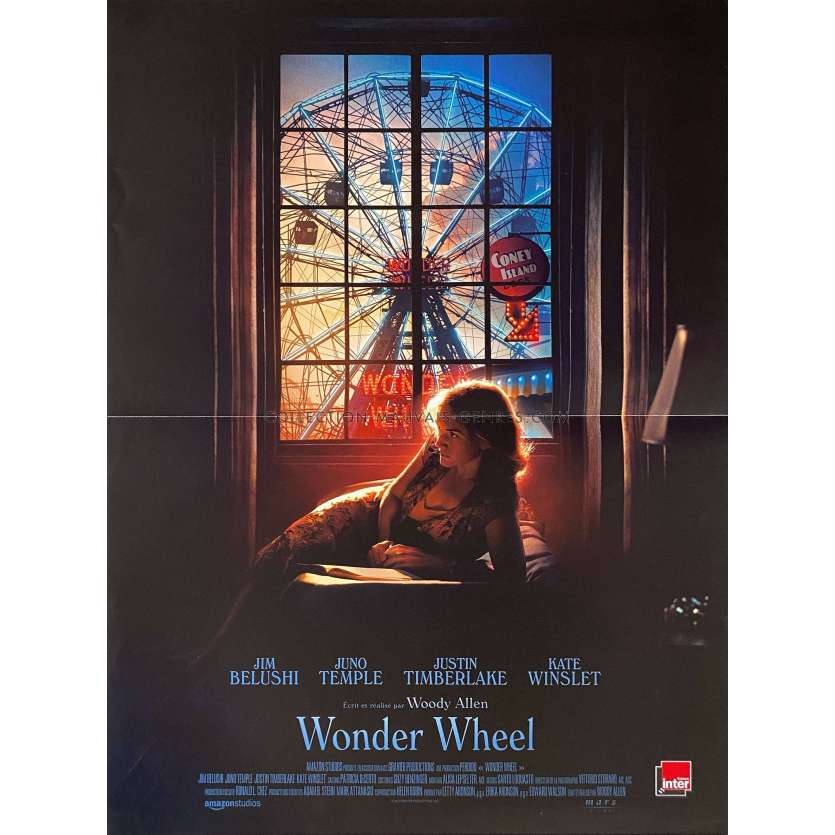 WONDER WHEEL Affiche de cinéma- 40x54 cm. - 2017 - Woody Allen, Jim Belushi