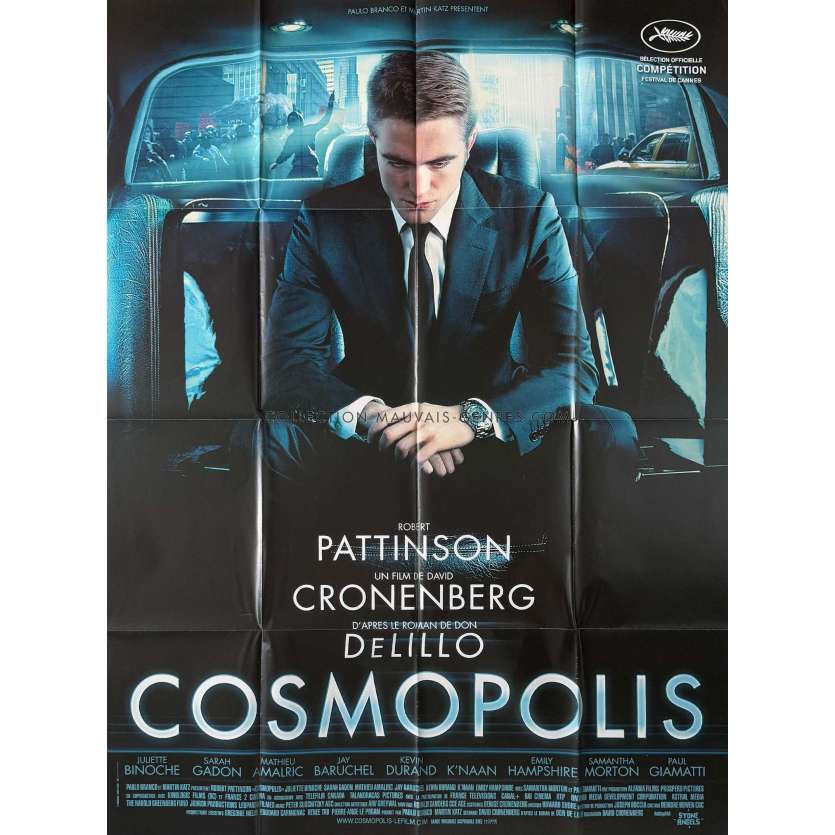 COSMOPOLIS Affiche de cinéma- 120x160 cm. - 2012 - David Cronenberg, Robert Pattinson