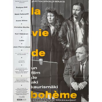 LA VIE DE BOHEME French Movie Poster- 47x63 in. - 1992 - Aki Kaurismäki, Matti Pellonpää