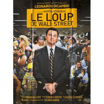 LE LOUP DE WALL STREET Affiche de cinéma Mod A. - 120x160 cm. - 2013 - Martin Scorsese, Leonardo DiCaprio