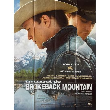 LE SECRET DE BROKEBACK MOUNTAIN Affiche de cinéma- 120x160 cm. - 2005 - Ang Lee, Jake Gyllenhaal