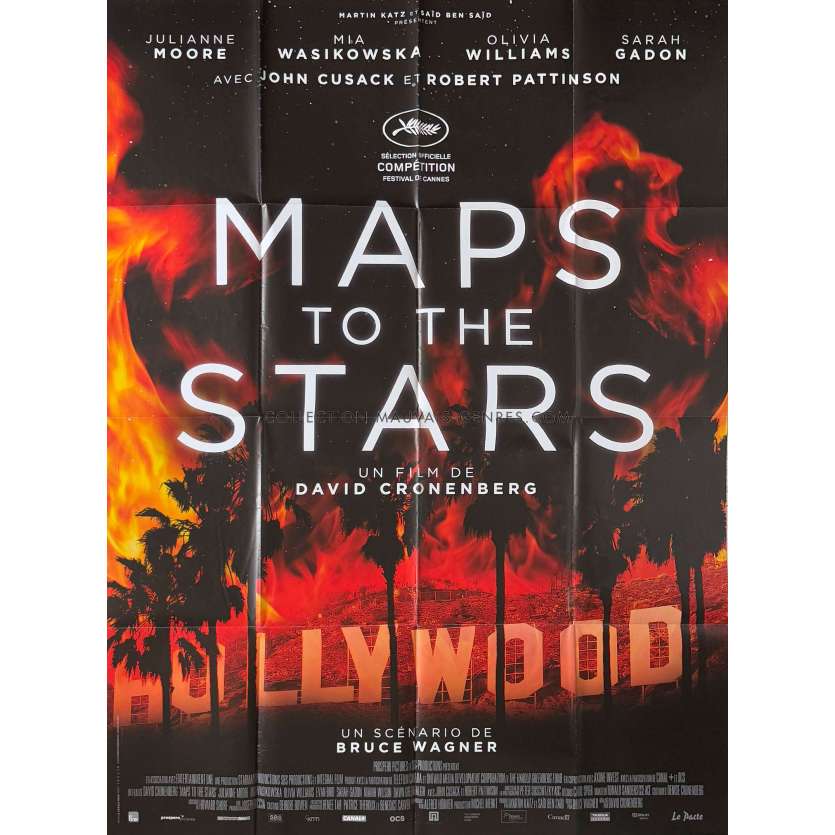 MAPS TO THE STARS Affiche de cinéma- 120x160 cm. - 2014 - David Cronenberg, Julianne Moore