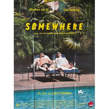 SOMEWHERE Affiche de cinéma- 120x160 cm. - 2010 - Sofia Coppola, Stephen Dorff
